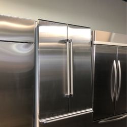 Thermador 36” Built In Bottom Freezer Refrigerator Stainless Steel 