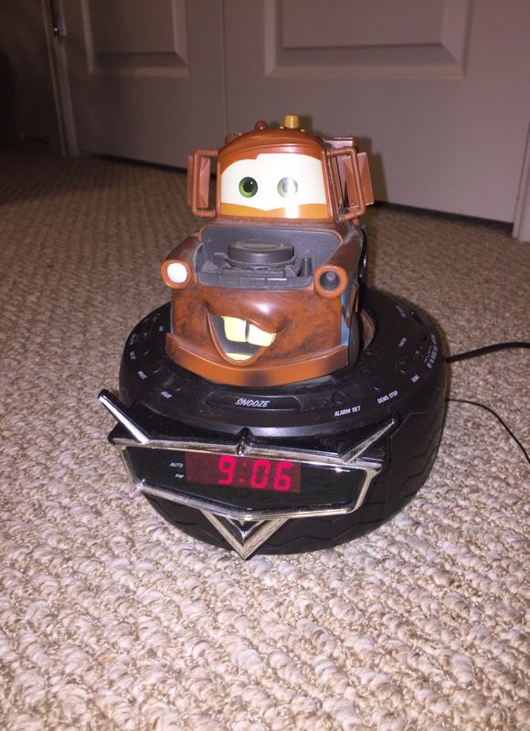 Disney Cars Tow Mater Alarm Clock Radio