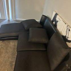 Black couch 
