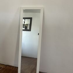 Medium Size White Body Mirror 