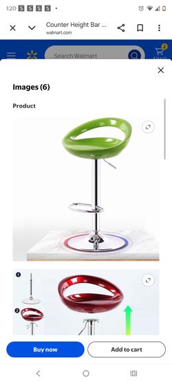 Lime green bar stool