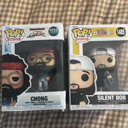 Chong and Silent Bob Funko Pops