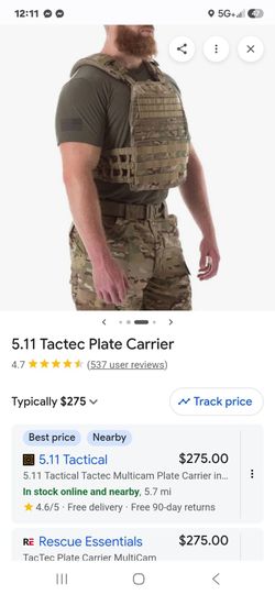 5.11 Weighted Workout Vest w/ two 10lb Rogue plates