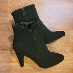 Black Ankle Boots Sz 6