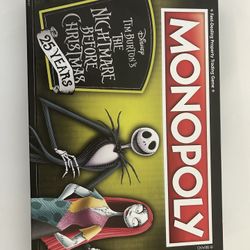 Monopoly Nightmare Before Christmas 