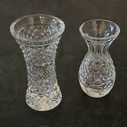 WATERFORD CRYSTAL BUD VASES 2 for $30  Or $20 each