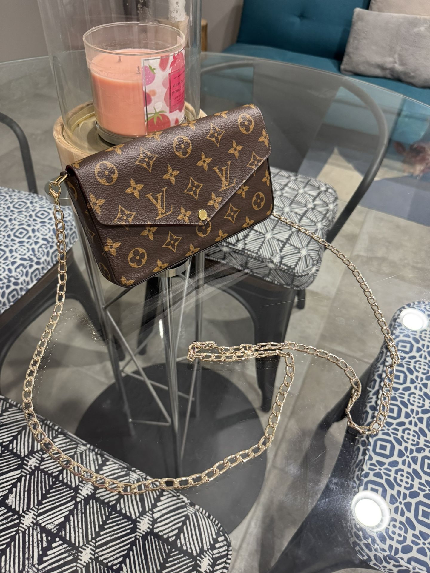 Monogram Felicie Pochette with Chain (Negotiable Price)