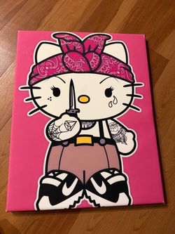 Hello kitty canvas