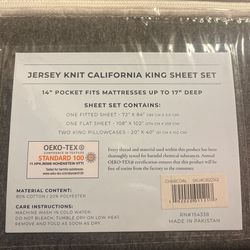 California King Sheet Set