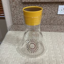 Vintage  Pyrex  Atomic  Pattern  Carafe