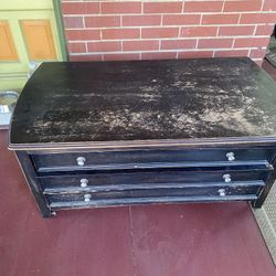 Free Wood Cabinet With Drawers