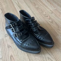 TUK Boots Leather Unisex - Size: Men -7, Women- 9