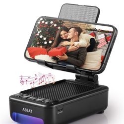 Cell Phone Stand with Bluetooth Speaker&Led Color Changing Light,