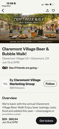 Claremont Village Beer and Wine Fest
