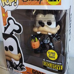 Funko Pop Disney Halloween Skeleton Goofy Exclusive 