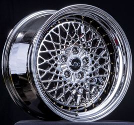 JNC045 Platinum Gold Rivets Wheels - 15"-18"