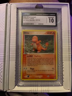 Ditto Charmander Gem Mint 10 Delta Species