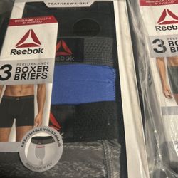 *NEW* REEBOK BOXER BRIEFS 3PAK