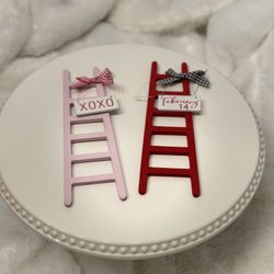 Pink and Red Mini ladder