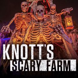 2 Knott’s Scary farm Tickets 