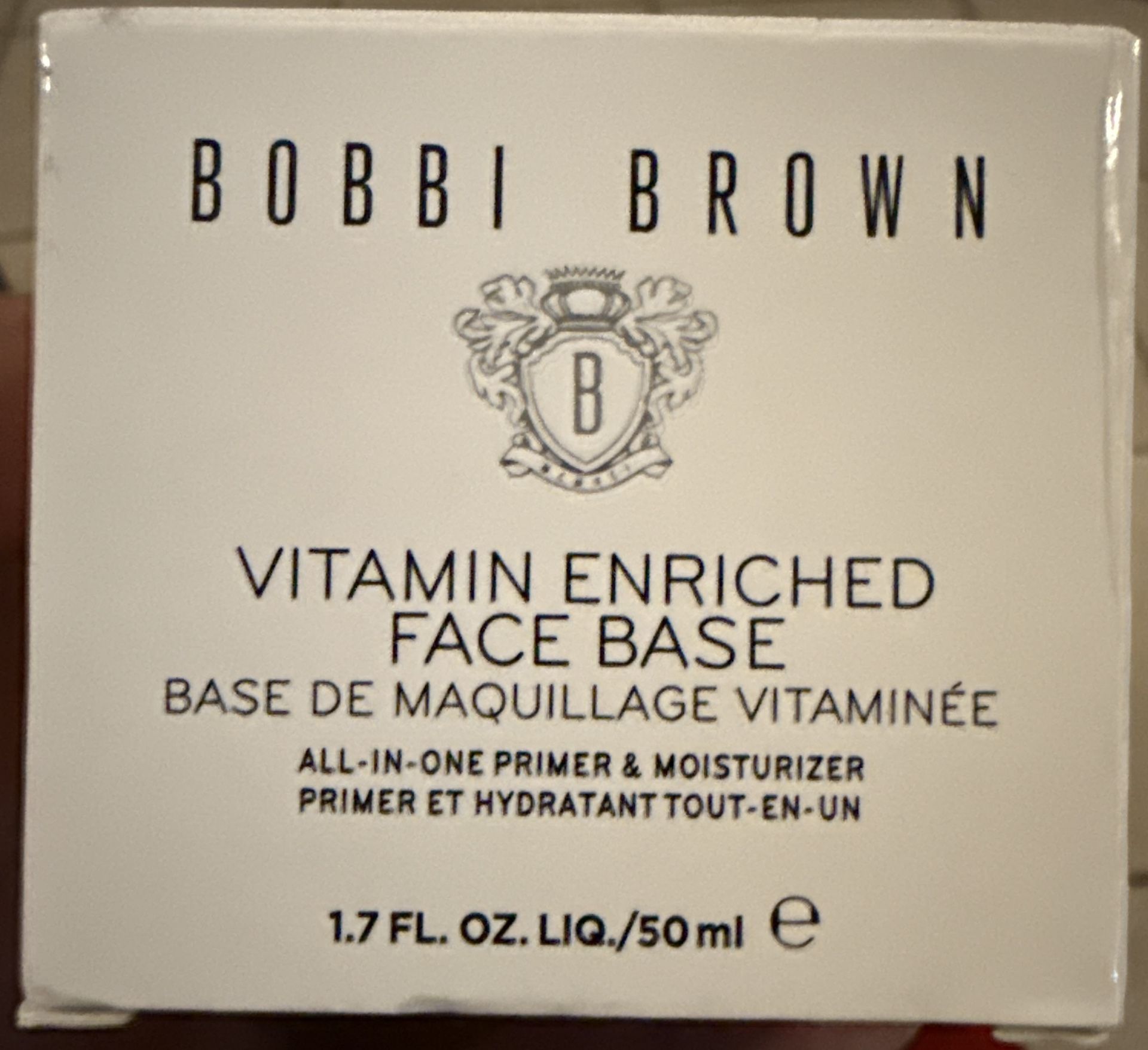 Bobbi Brown Vitamin Enriched Face Base 1.7 fl oz / 50 ml – Primer & Moisturizer