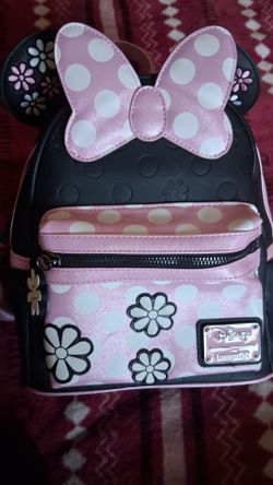 Loungefly Disney Minnie mouse Floral Rock The Dots