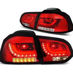 2010 to 2014 Volkswagen Golf Hatchback Tail Lights luces traceras micas calaveras faros led stop 