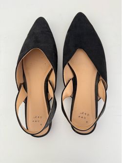 Target A New Day Black Pointed Toe Slingback Flats