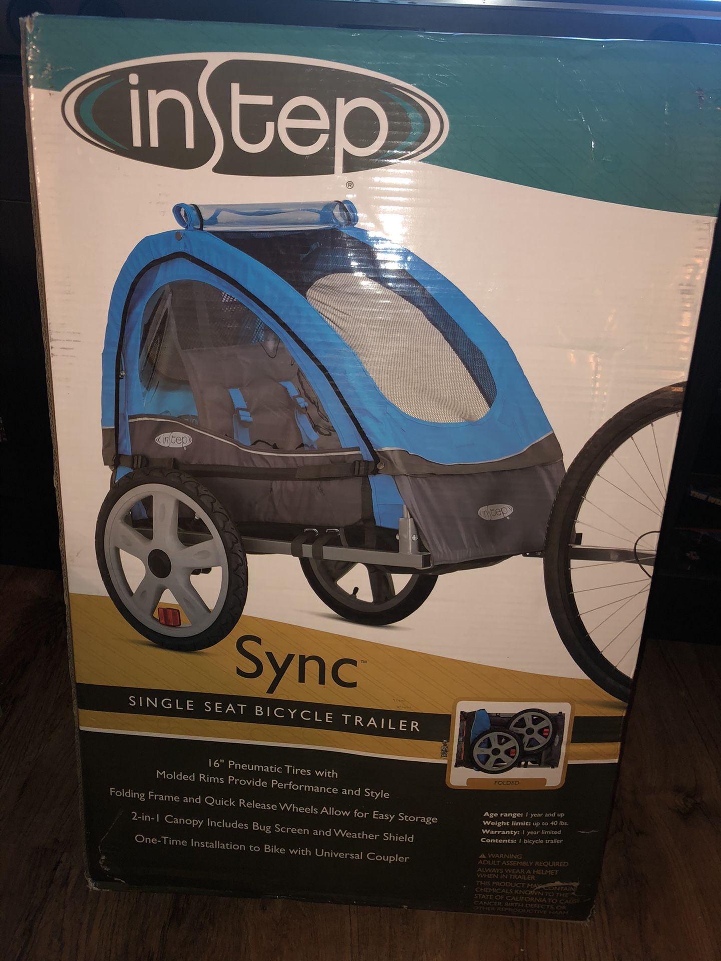 InStep Bicycle Trailer OBO