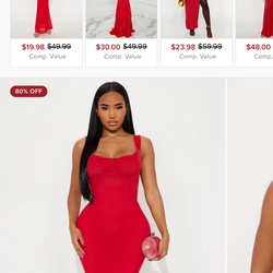 Backless red maxi dress