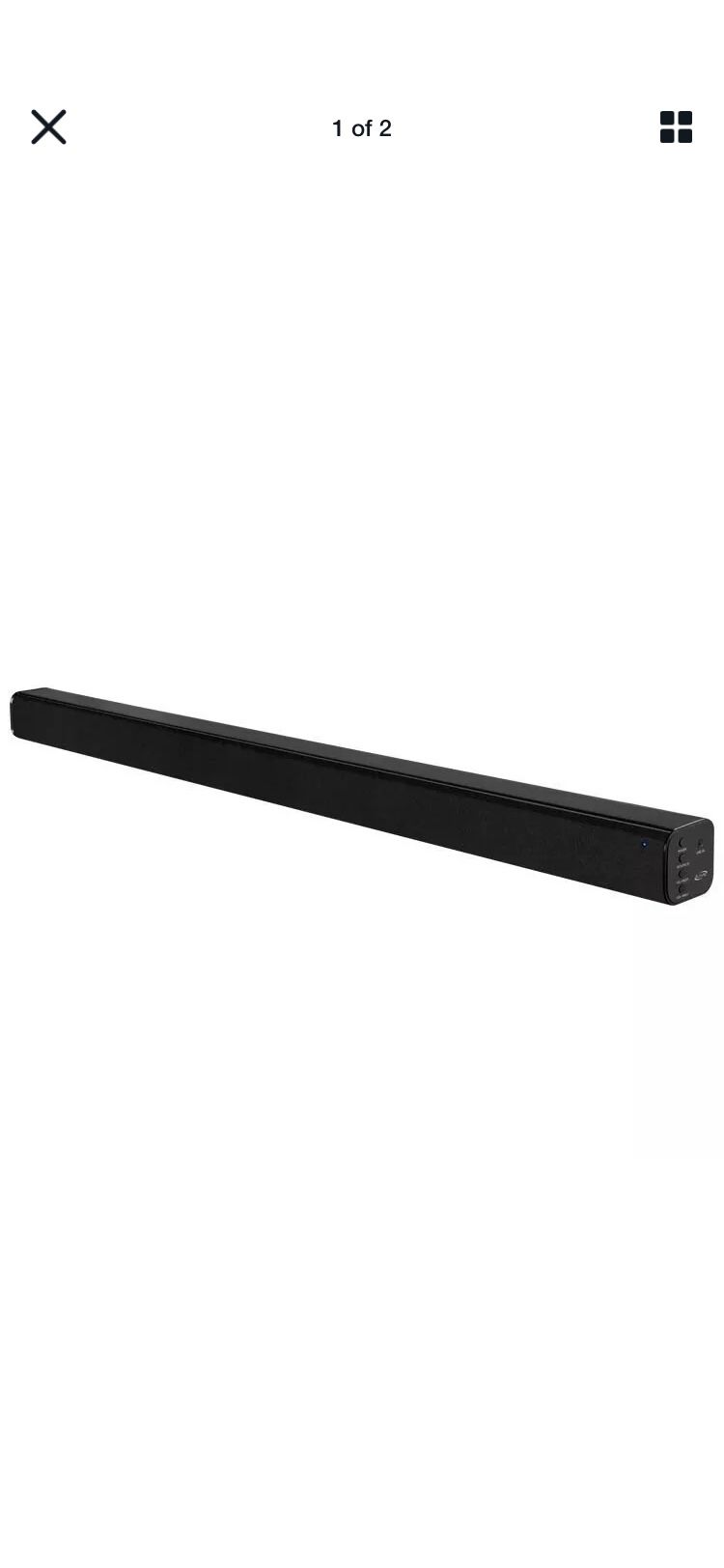 NEW iLive 37" HD Sound Bar with Bluetooth Wireless for any TV NIB new never used ,with remote.