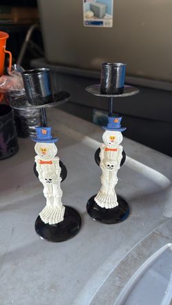 Halloween candle holders