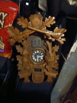 Antique wooden clock  two tenfivefour zero one nine seven six