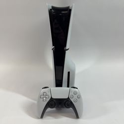 Sony PlayStation 5 Slim Disc Edition PS5 1TB White Console CFI-2015 + Controller