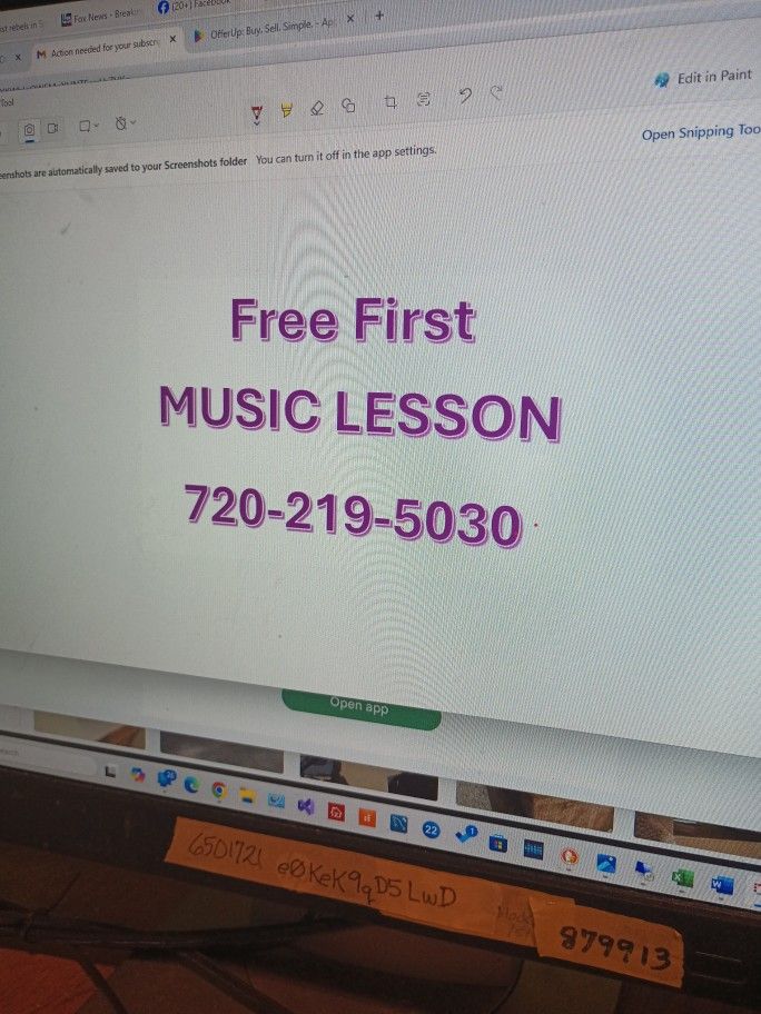 Free First MUSIC LESSON