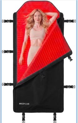 New-Red Light Therapy Mat Full Body,72"x33" Dual Wavelength Red Light Therapy Bed with 2625 LEDs for Full Body Muscle Pain Relief & Improve Sleep,Deta