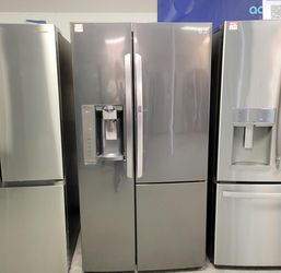 LG Side‑by‑Side Fridge – Stainless, Ice & Water Dispenser