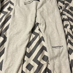 Fear Of God Grey Essentials Sweatpants