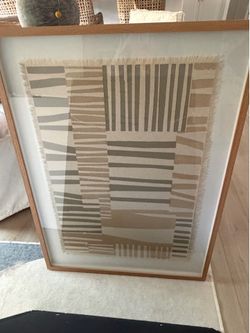 Large framed wall art