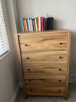 Oak tall dresser