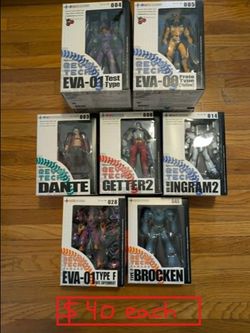 Revoltech various figures new
