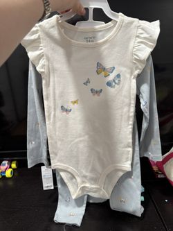 3 Piece Baby Girl Carter Set