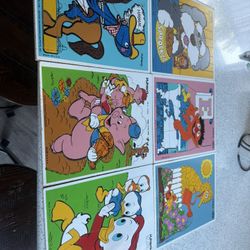 Vintage Kids Puzzles 