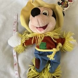 Vintage Mickey Mouse Bean Bag Plushie 