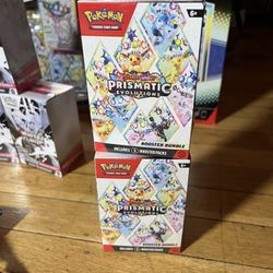 Prismatic Evolutions Booster Bundle (6 Packs) Sealed