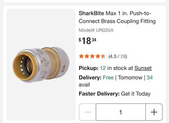 Shark bite. Coupling