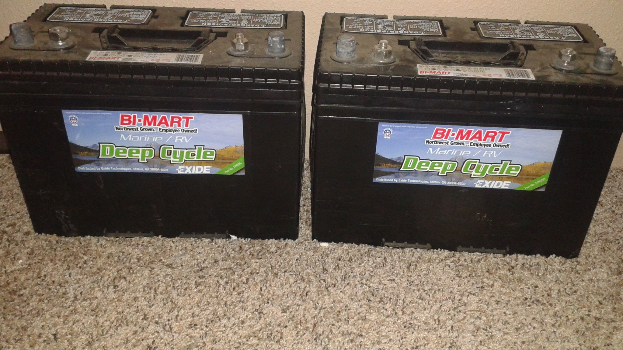 Bi Mart Deep Cycle RV/Marine Batteries