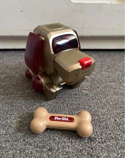 Vintage Hasbro Poo-Chi Robot Dog – Y2K – With Original Bone