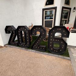 2026 Graduation LED Marquee Numbers 🎓