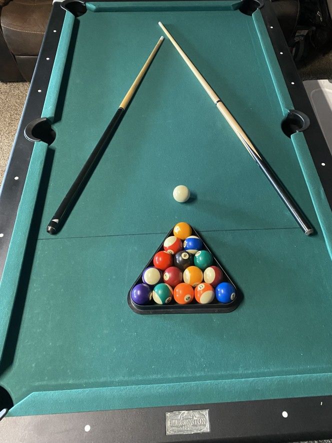 Barrington Pool Table 6x3.5 ft.